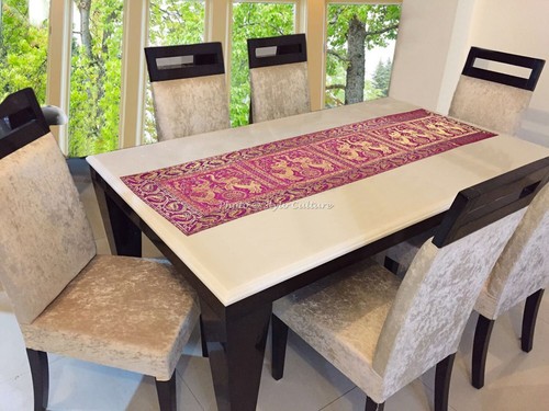 Decorative brocade table - decorative,