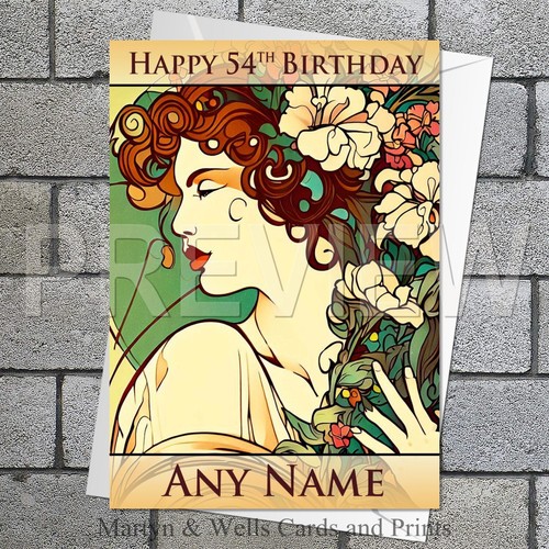Vintage birthday card - ., 5x7