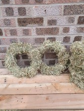  10 inch metal rings filled