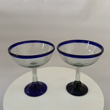 Blue Rim Large Martini or
