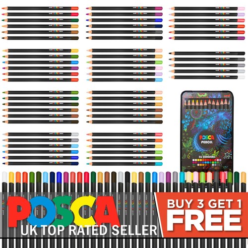 Posca coloured pencils - posca,