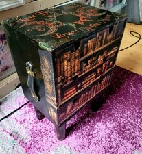Upcycled IKEA Storage Drawers. Apothecary Style. Hand Painted And Decoupaged