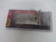 Yale P176 4-3/4"  90 Degree Angled Bar Hasp For SHEDS GARAGES Damaged package