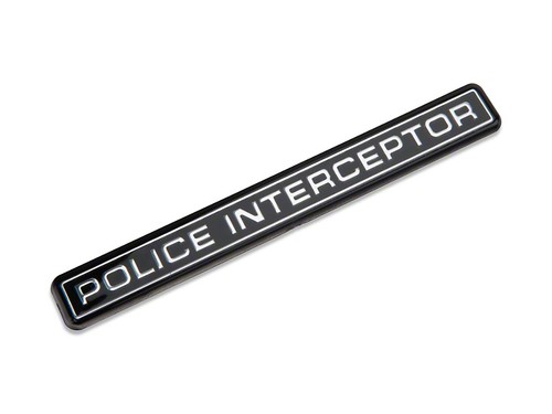 Police interceptor plaque ssp - plaque,