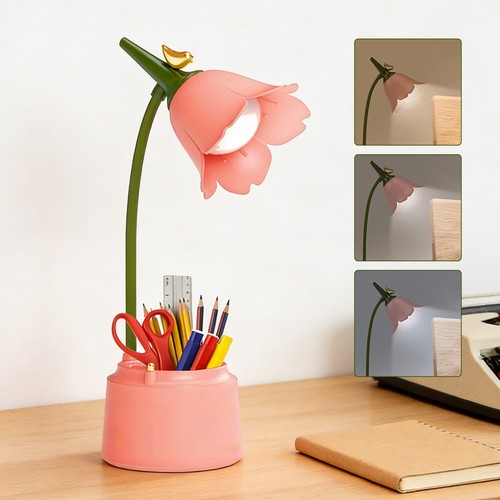 Led flower desk lamp cordless - lamp,
