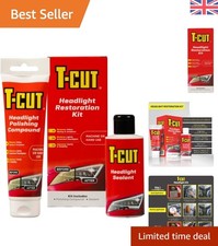 Professional Headlight Restoration Kit - Polishing Compound & Sealant Included
