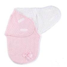 Baby Swaddle Wrap Sleeping Bag | Soft Knitted Fleece | Newborn 0-3 Months New*