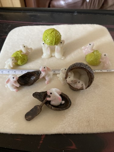 Set bunny rabbits - rabbits, small