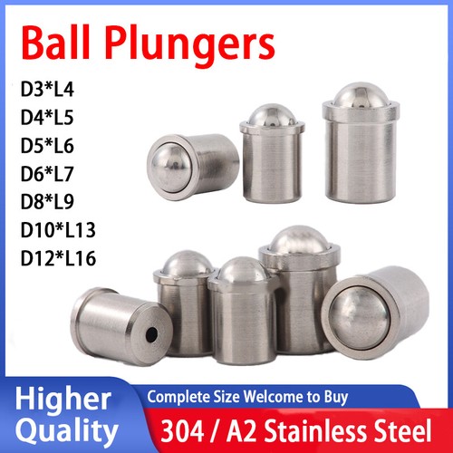 Ball plungers stainless - plungers, a2
