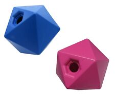 Horse Boredom Treat Snack Ball in Pink or Blue (Feeder Equine Pony Stable)