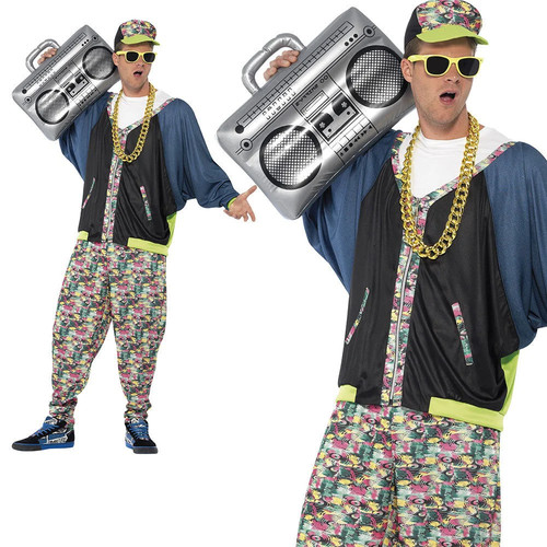 Adult 80s hip hop costume - hip,