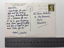 SIGNED Harold Riley Postcard