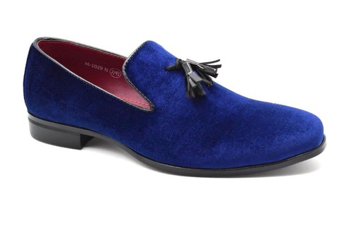 Mens tassel velvet - tassel, on