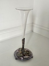 Vintage H W and Co Metal Glass