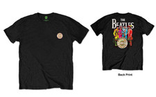 THE BEATLES SGT PEPPERS BACKPRINT OFFICIAL MERCH T SHIRT