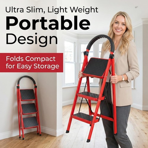 Folding step ladder anti - ladder, anti-slip