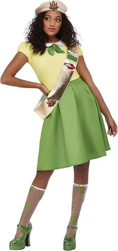 Ladies pot brownie costume - ladies,