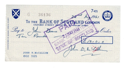 Bank scotland london - of, scotland,