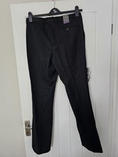 Bnwt Mens Black Trousers W32
