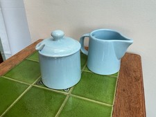 Powder Blue White Ceramic
