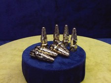 1 x M8 PIKE NUT 23K GOLD