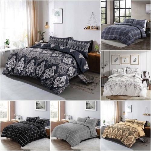 Damask floral pattern duvet - damask,