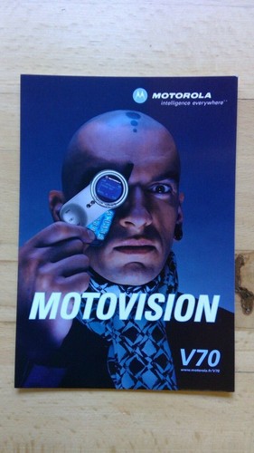 Motorola v70 advertising - -,