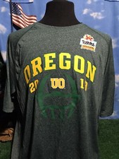 Oregon ducks Shirt T-Shirt adidas climalite Green 2013 dri-fit XL C3