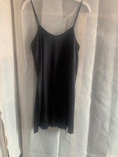 Vintage Black Satin Camisole