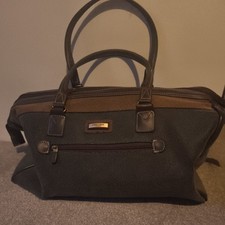 Unicorn London Green Brown Leather holdall Used 
