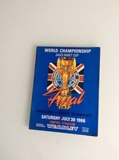 ORIGINAL WORLD CUP 1966 FINAL SIGNED BY TWO INSIDE ENGLAND V WEST GERMANY