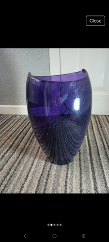 Hurricane vase amythest party - hurricane,
