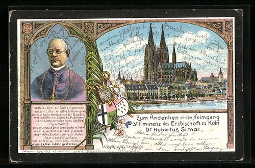 Lithograph cologne panorama - lithograph,