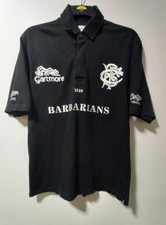 Barbarians Cotton Traders Men's 2007/08 Black Training Jersey Rugby Union [UK M]