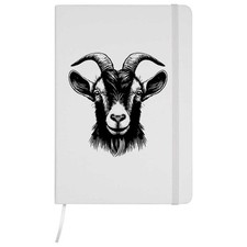 'Billy Goat Portrait' A5 Ruled