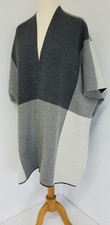 Wallis Womens Poncho One Size Grey & Ivory Colour One Size