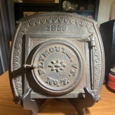 Antique Cast Iron Oven Door