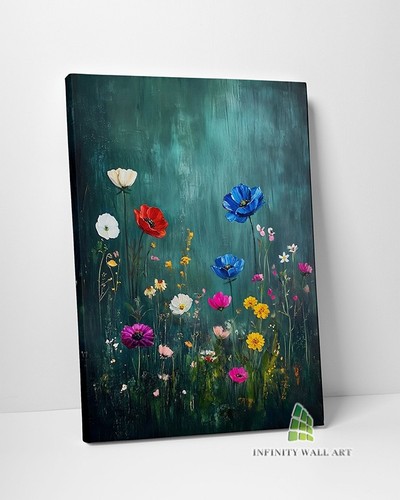 Wildflowers canvas art - wildflowers, wall