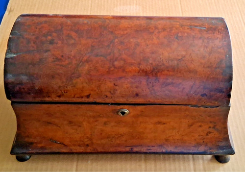 Antique domed chest tea - antique,