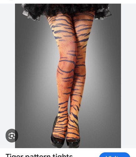 Tiger stripe print tights - tiger,