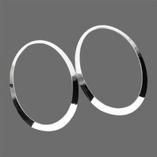 2x Chrome Front Headlight Trim