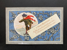 Victorian Christmas card young