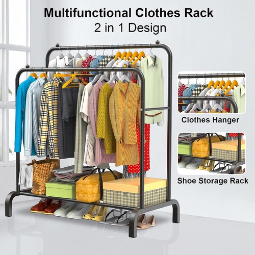 Heavy duty clothes - rail, rack