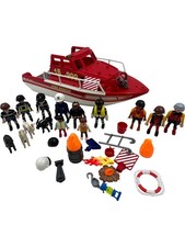 Playmobil Fire Rescue Boat and Figures Set with Accessories T2160 HS19
