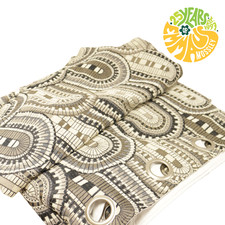 Art Deco Eyelet Curtains Full