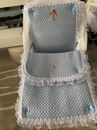 Blue peter rabbit pram set - blue,