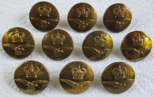 10x RAF:"ROYAL AIR FORCE BRASS