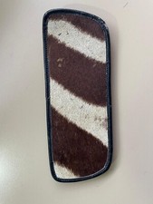 Real Zebra skin leather