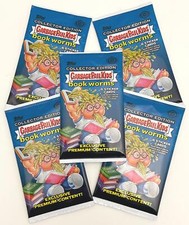 5 FOIL PACKS Topps 2022 GPK Garbage Pail Kids BOOK WORMS Collector Card Stickers