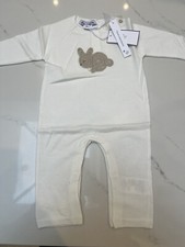 Tartine et Chocolat Baby Child Hand Embroidered Romper - 6 Mth - Playsuit Gift